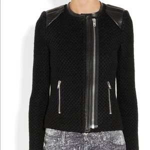 Iro moto knit jacket